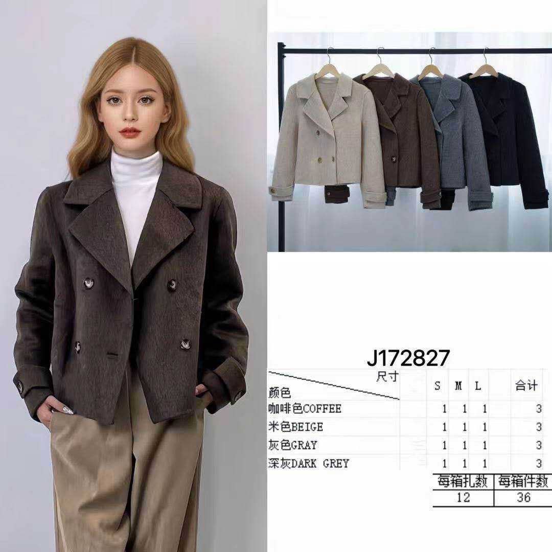 SWEET MAGIC MODA Y COMPLEMENTOS - Wholesale Jacket - Women's - CLOTH COATS WITH LAPEL0