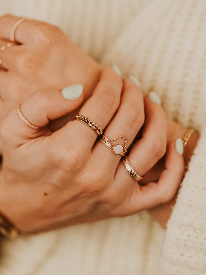 Vallmoring | 14kt guldfyllning+sterlingsilver för wholesale av Hello Adorn