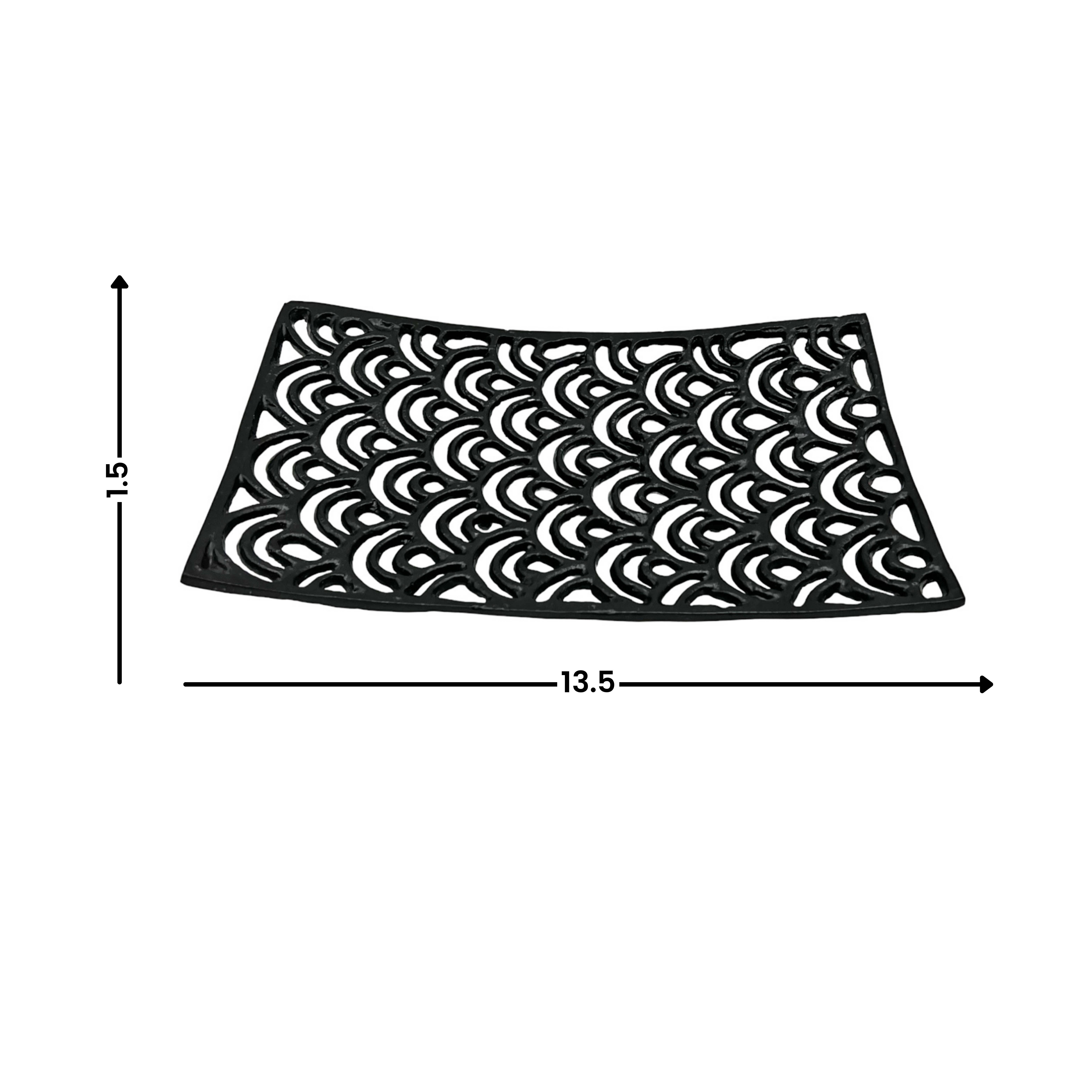 2626 Designs - Wholesale Platter - Aluminum  Peacock Feather Square Platter5