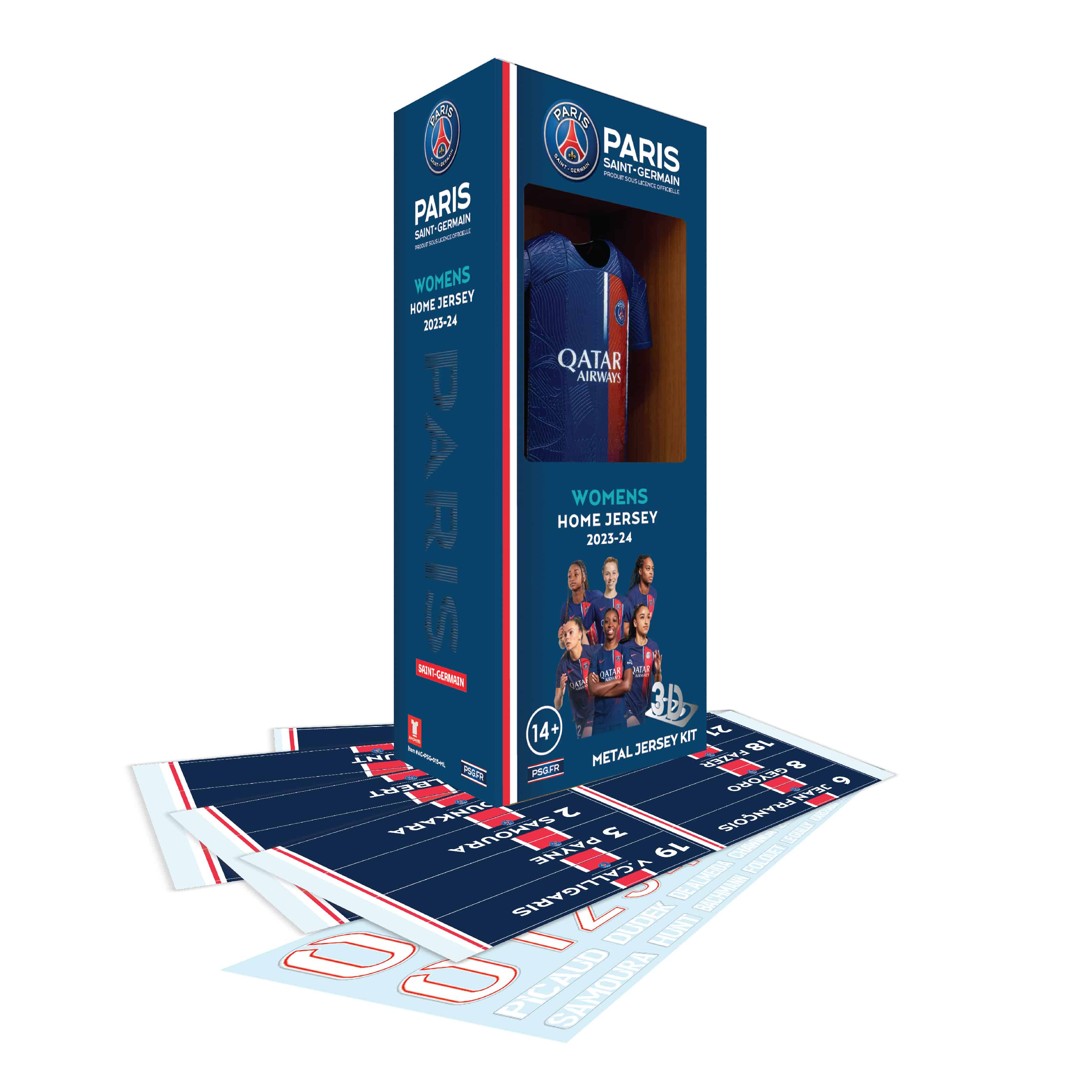 Alloy Collectors - Wholesale Decorative Tabletop Object - Paris Saint-Germain 23/24 Women’s Home Locker Pack1