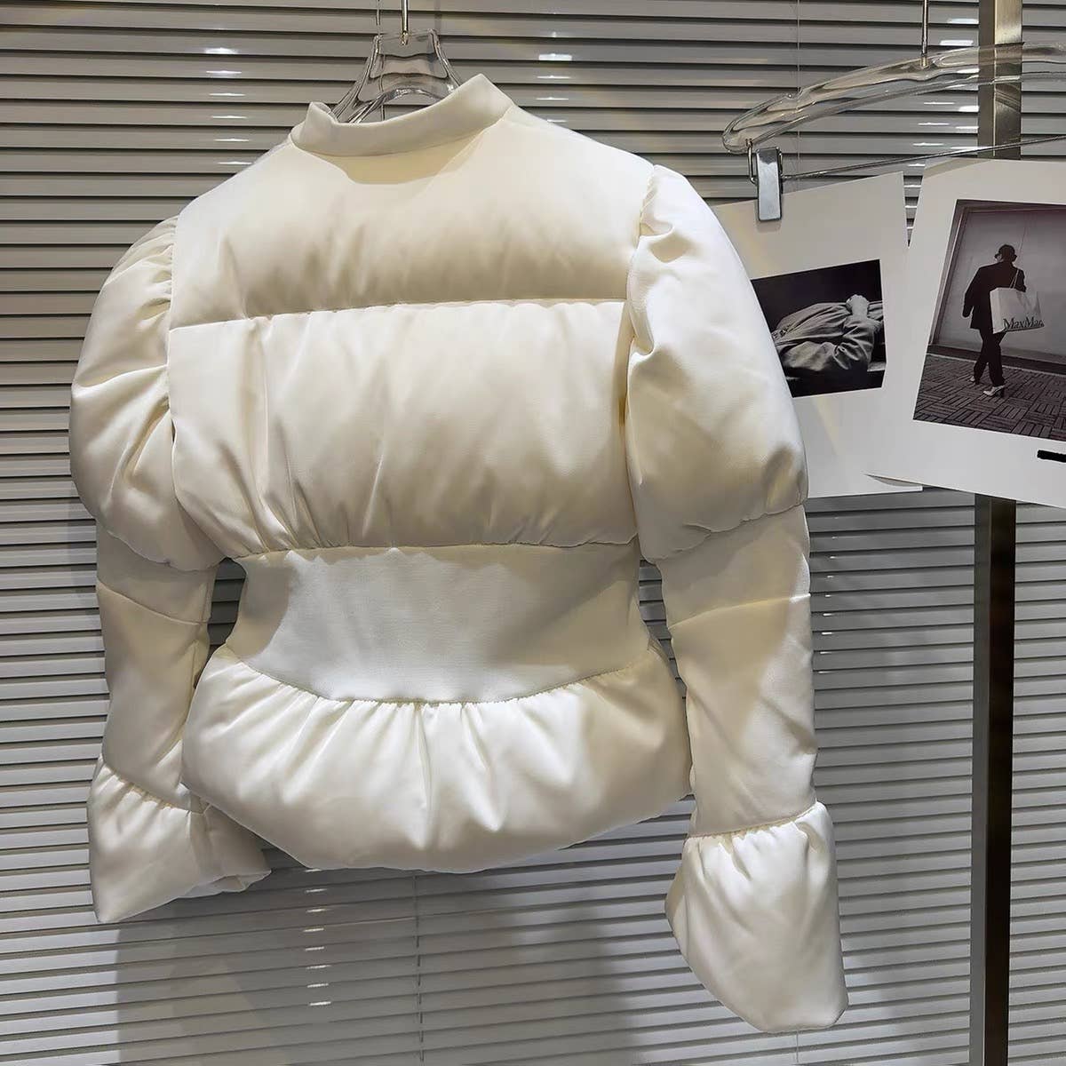 Productseeker – Puffer Jacket - Mulher por atacado – JK97 Casaco Quente de Cintura com Rosca Chic para Mulher11