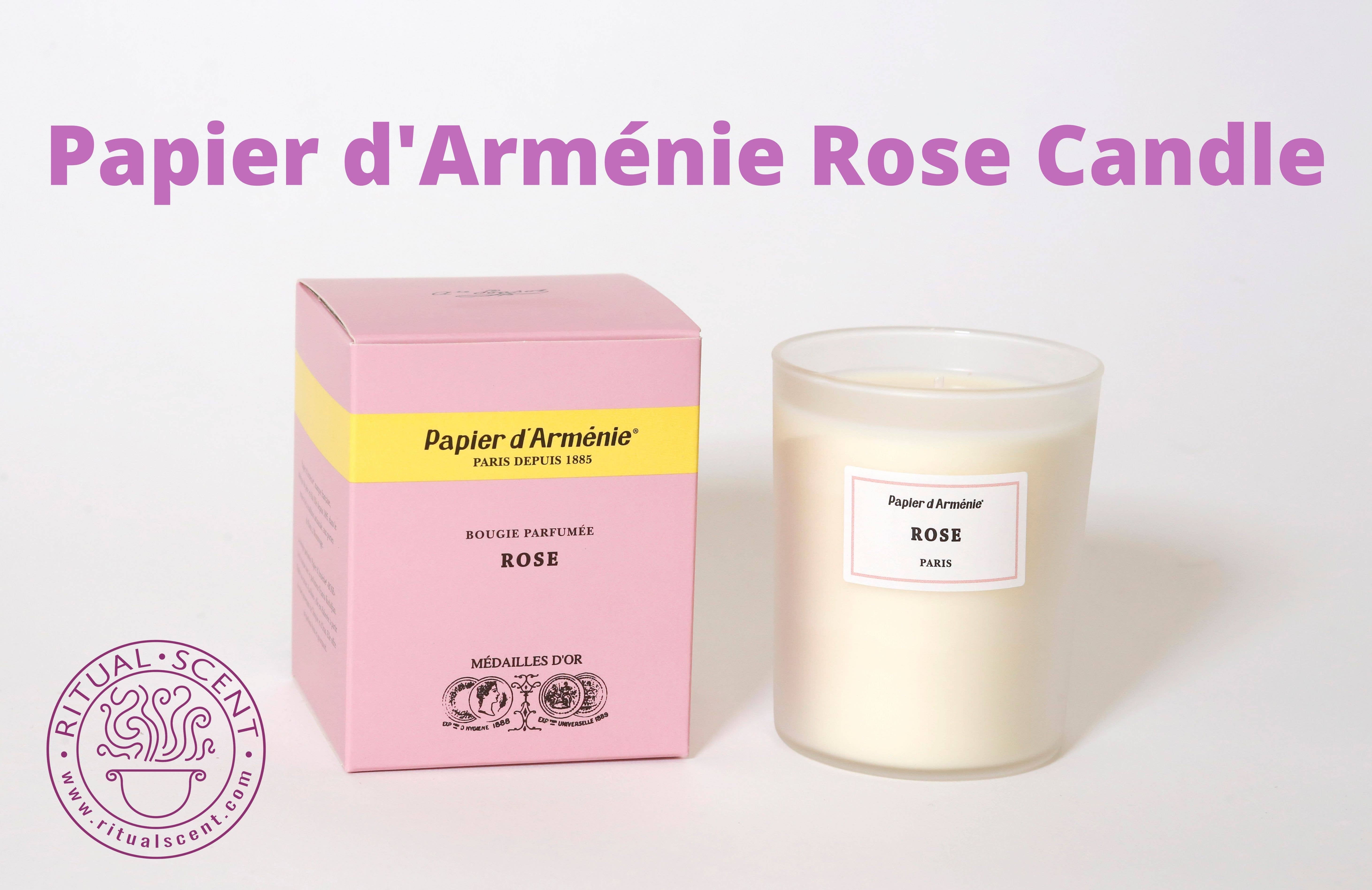 Ritual Scent - Wholesale Jar/Filled Candle - Papier d'Arménie 50 Hour Candles TRADITION, ARMÉNIE, LA ROSE8