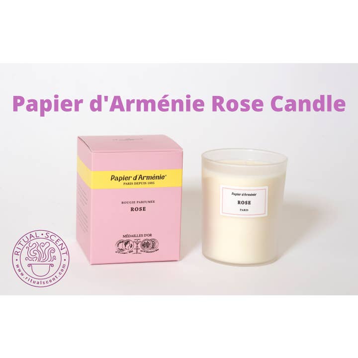 Ritual Scent - Wholesale Jar/Filled Candle - Papier d'Arménie 50 Hour Candles TRADITION, ARMÉNIE, LA ROSE8