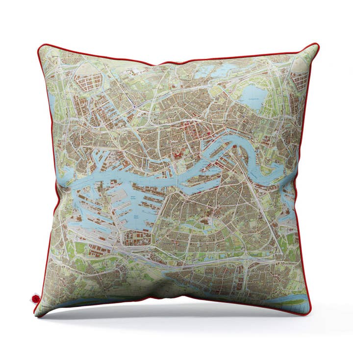 Rotterdam kort pude 50 x 50 cm for engroshandel hos Wolff Blitz Interior