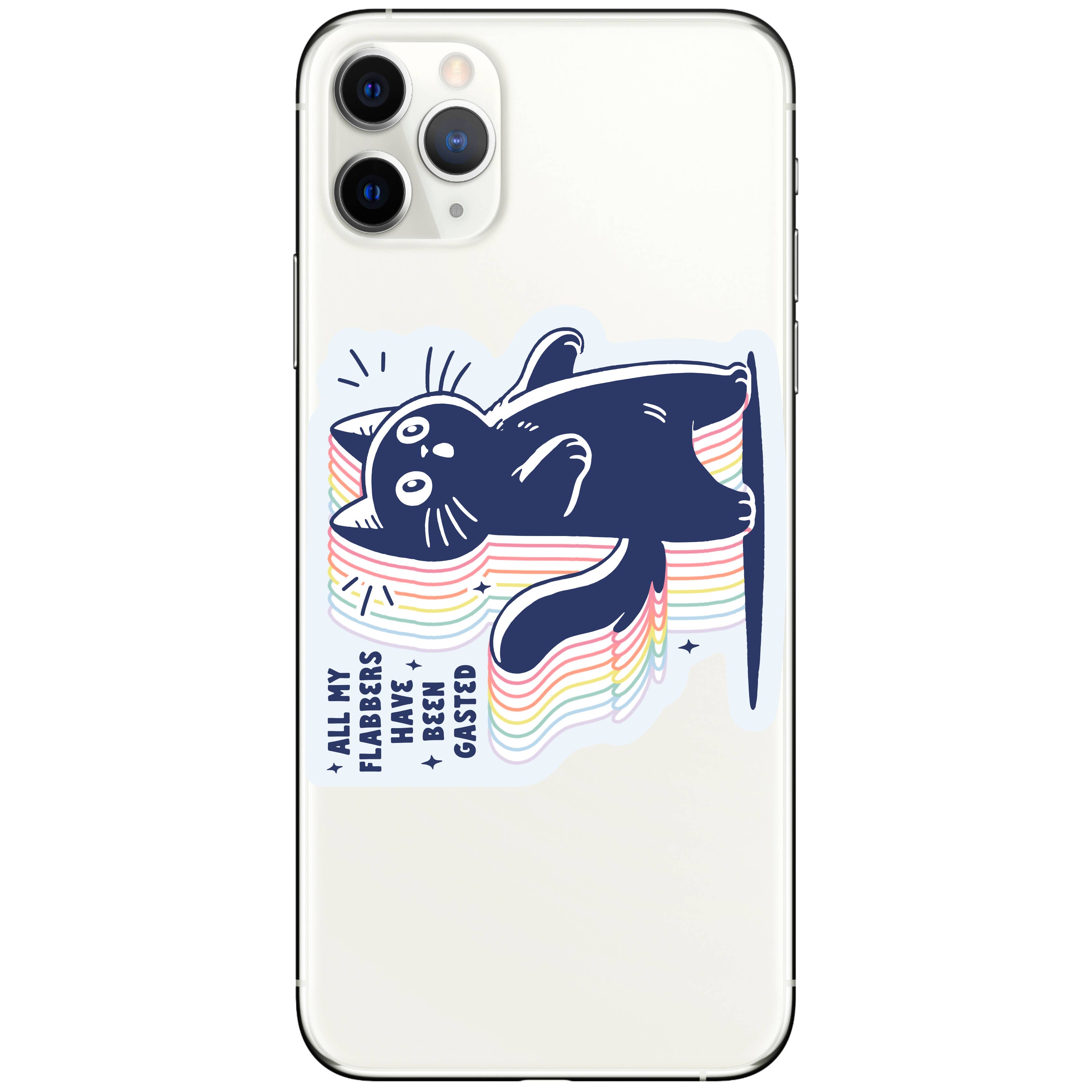 Juju and Moxie - Venta al por mayor Pegatina - Pegatina de vinilo de alta calidad de gato lindo y divertido sarcástico.4