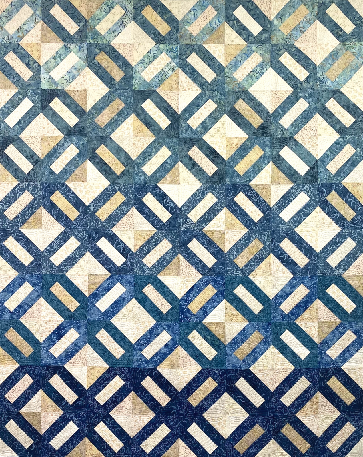 Needle in a Hayes Stack - Wholesale Quilt - Basket Weave1