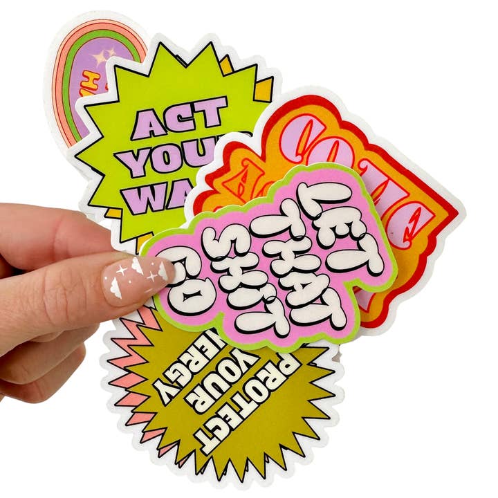 Charley Taylor Art - Wholesale Sticker - Bescherm uw Energy Y2K-sticker3