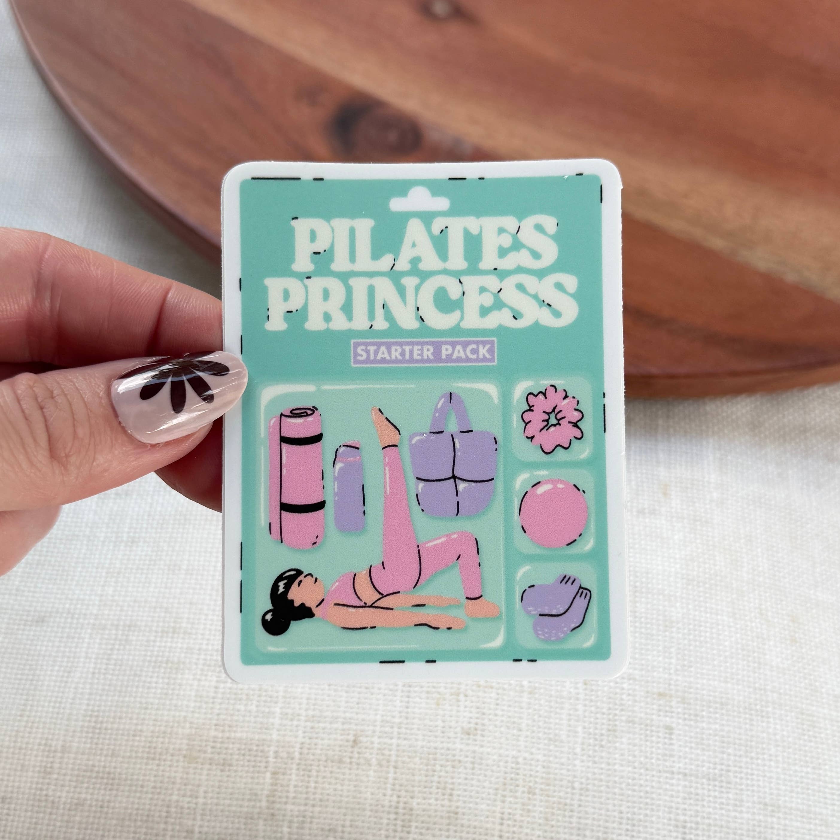 Big Moods - Wholesale Sticker - Pilates Princess Starter Pack Sticker0