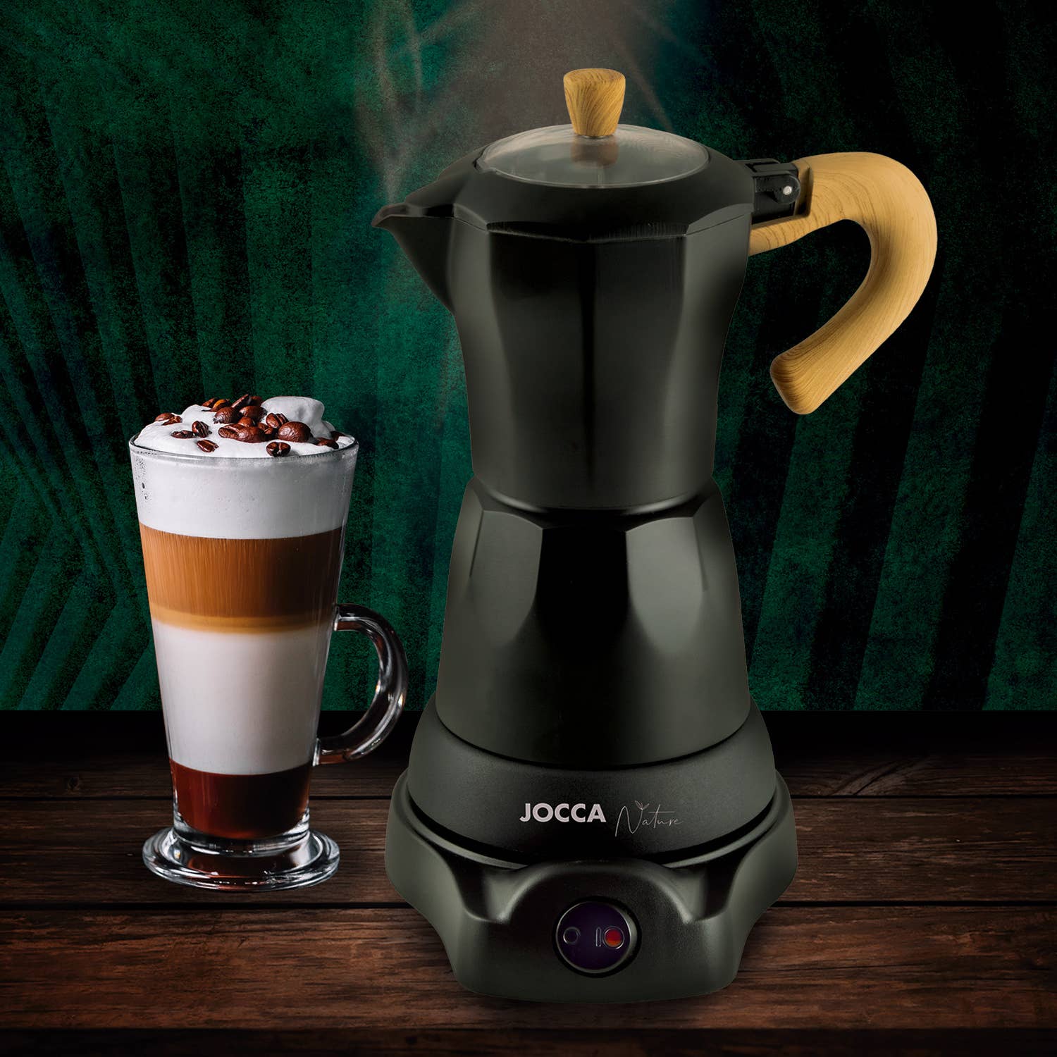 JOCCA - Wholesale Coffee Machine - Cafetera Eléctrica de 6 Tazas Línea Nature Blanca10