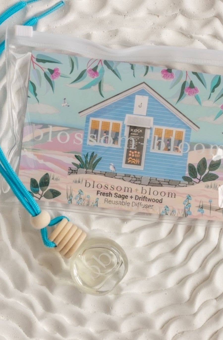 Blossom and Bloom - Wholesale Car Freshener - Unisex - Fresh Sage + Driftwood - 10 ml Reusable Car Diffuser2