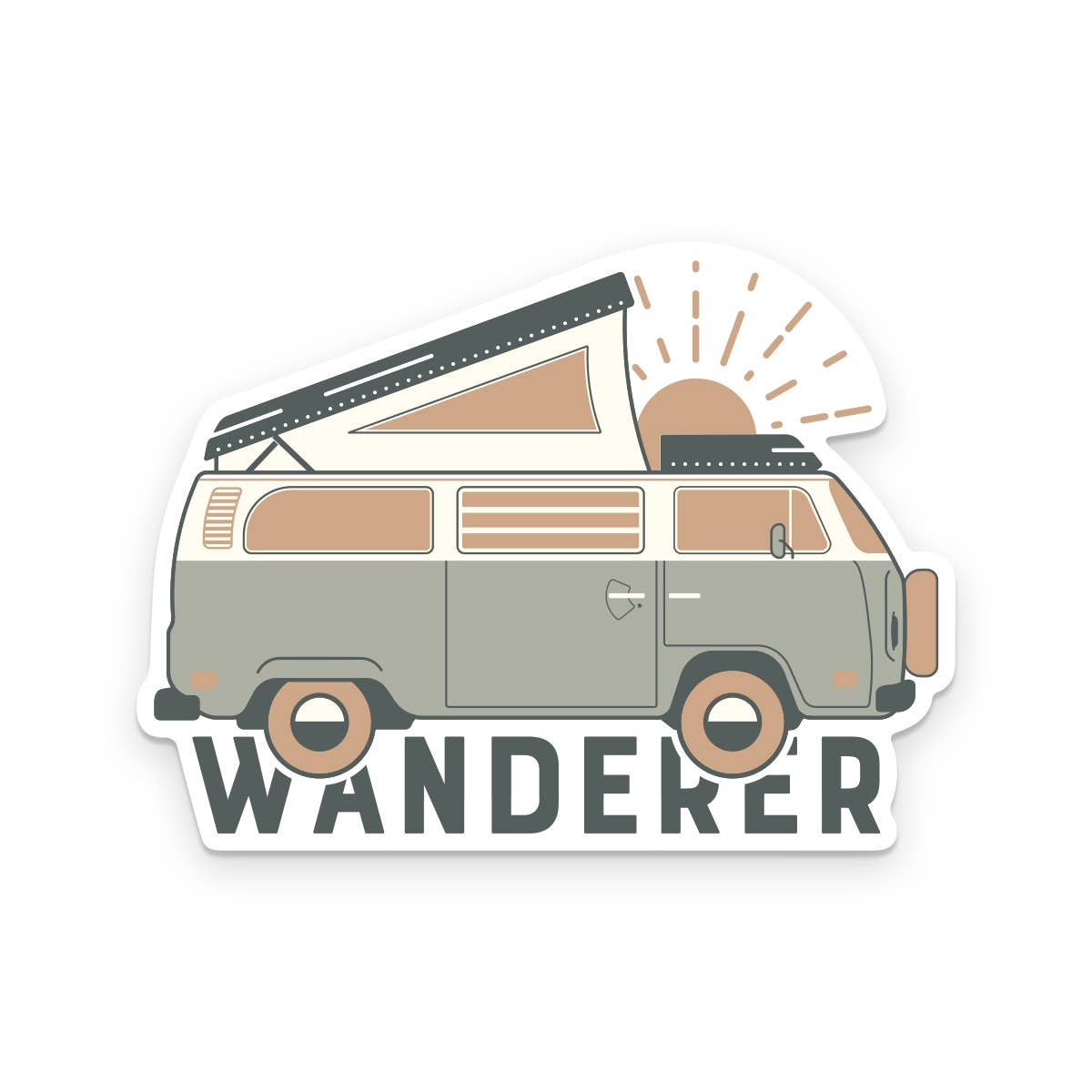 Ruff House Print Shop - Wholesale Sticker - Wanderer Sticker