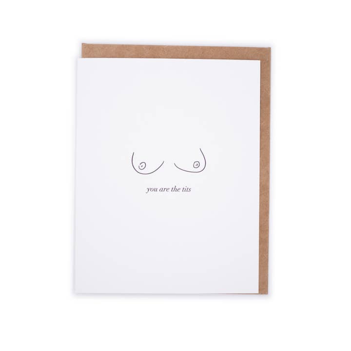 Ordinary Day Press – wholesale Kärlekskort – Du är tuttar