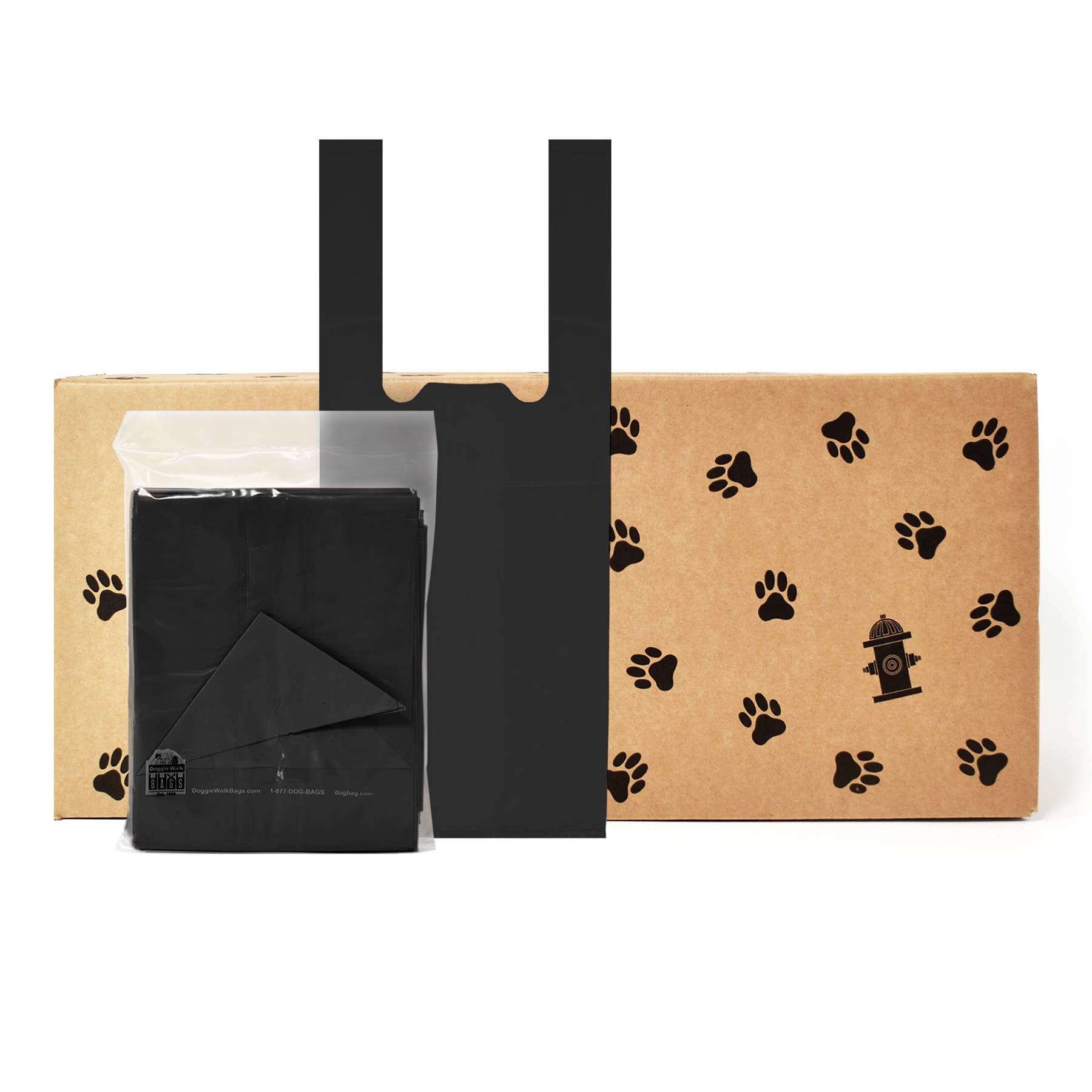 Doggie Walk Bags - Wholesale Pet Poop Bag - 4200 Tie Handle Poop Bags, Double Case, More Options5