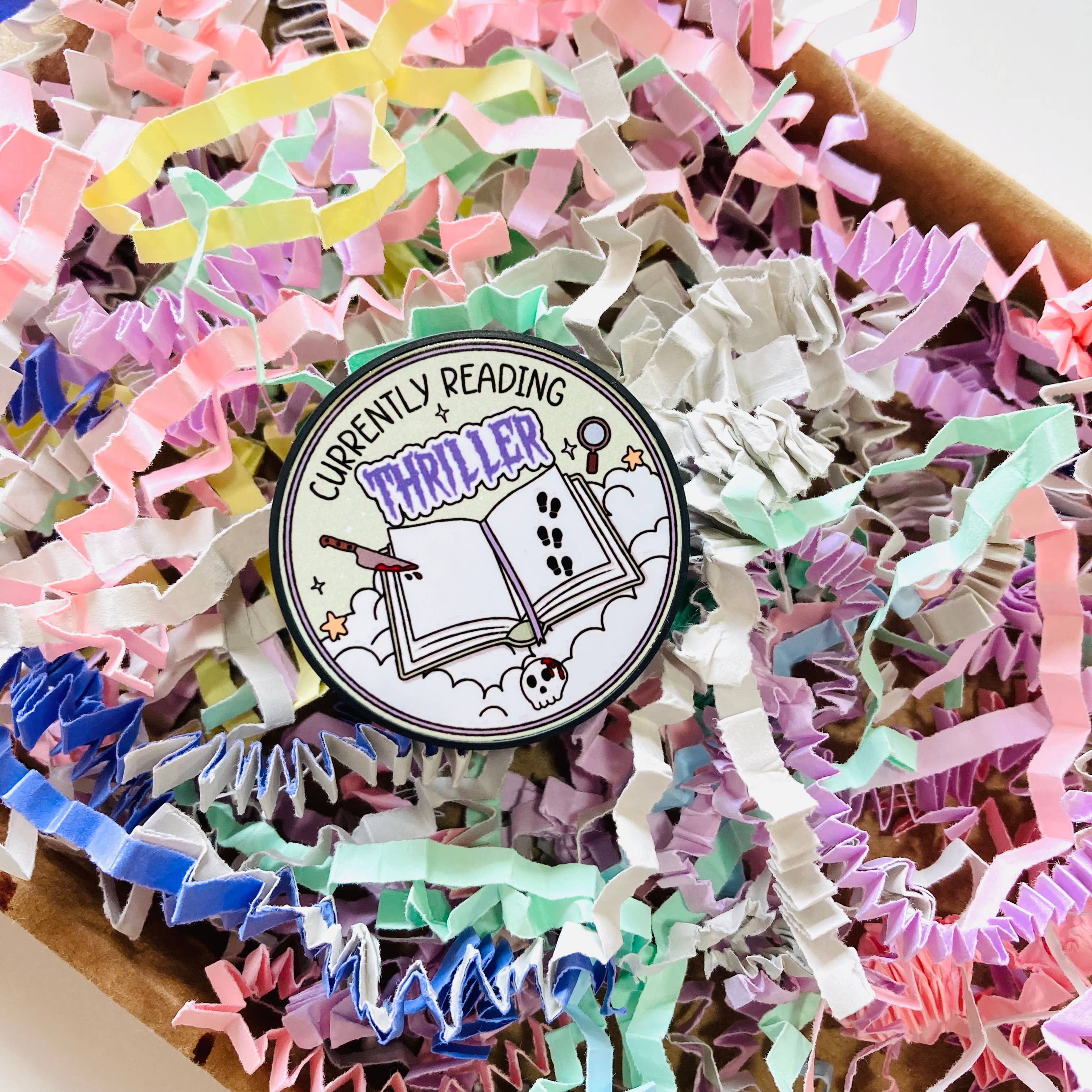 Chapter & Ink - Vente Aimants - Actuellement en train de lire Kindle Poignée de téléphone0