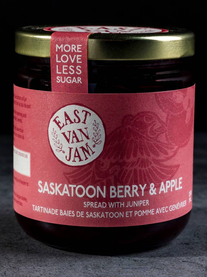 SaskatoonBerry Apfel - Künstlerreihe für den Großhandel von East Van Jam