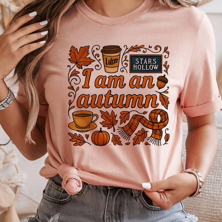 I Am An Autumn Gilmore Girls Fall Inspired T-Shirt for wholesale by Sister Ray