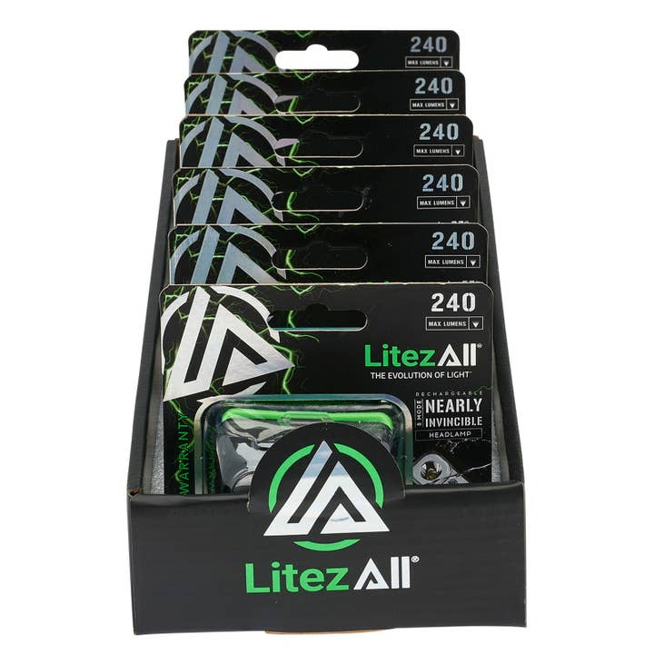LitezAll - Wholesale Flashlight - LitezAll Rechargeable Nearly Invincible™ Head Lamp19
