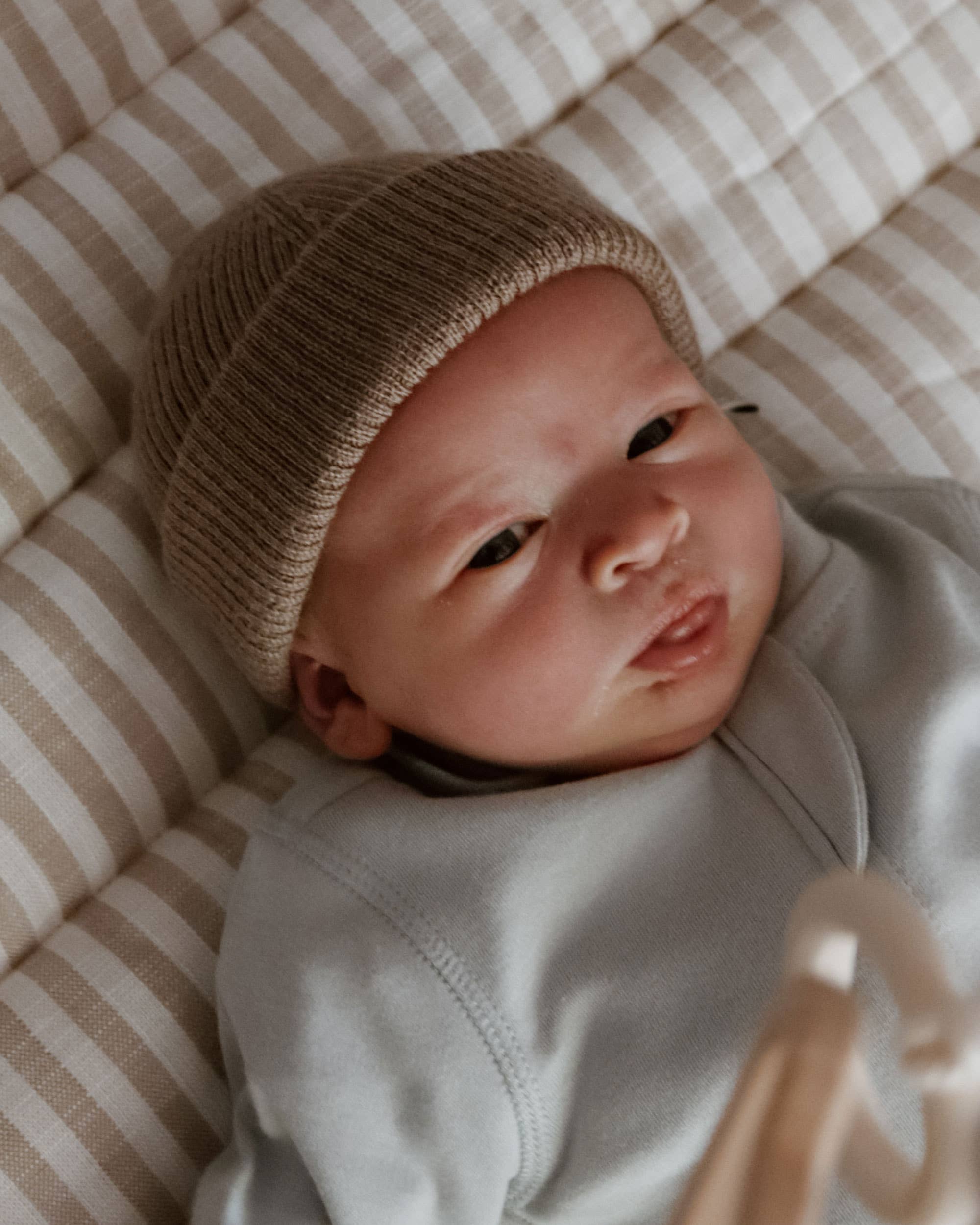 Babu - Vendita all'ingrosso Berretto - Bambini - Berretto a coste Merino - Noce2