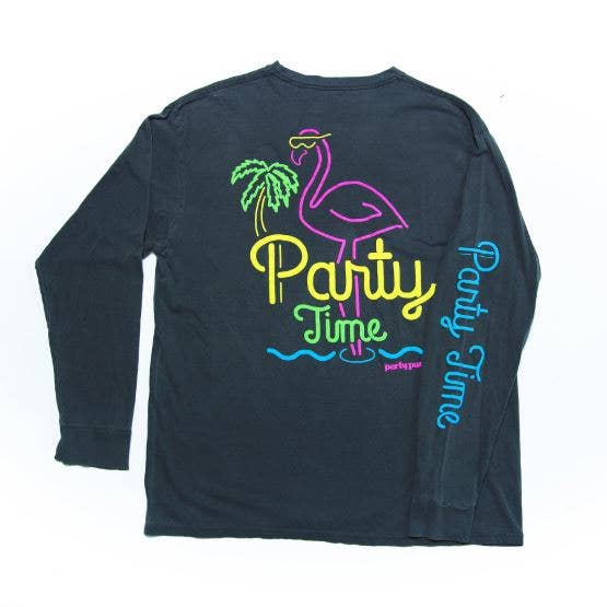 Party Pants - Wholesale T-Shirt (Graphic) - Women's - Party Time LS Tee0