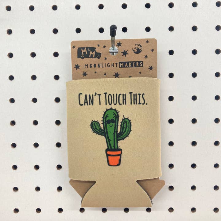 Moonlight Makers – Großhandel Getränkemanschetten & -Koozies – Kannst das nicht anfassen - Lustige Koozies - Kaktus, Wortspiel, Pflanzenliebhaber1