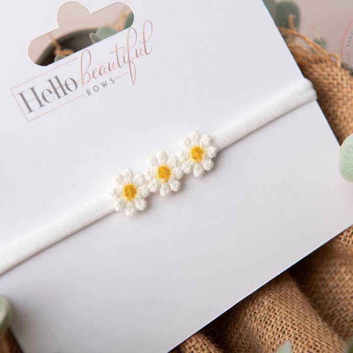 Hello beautiful bows - Wholesale Fashion Headband - Baby - Daisy baby Headband2