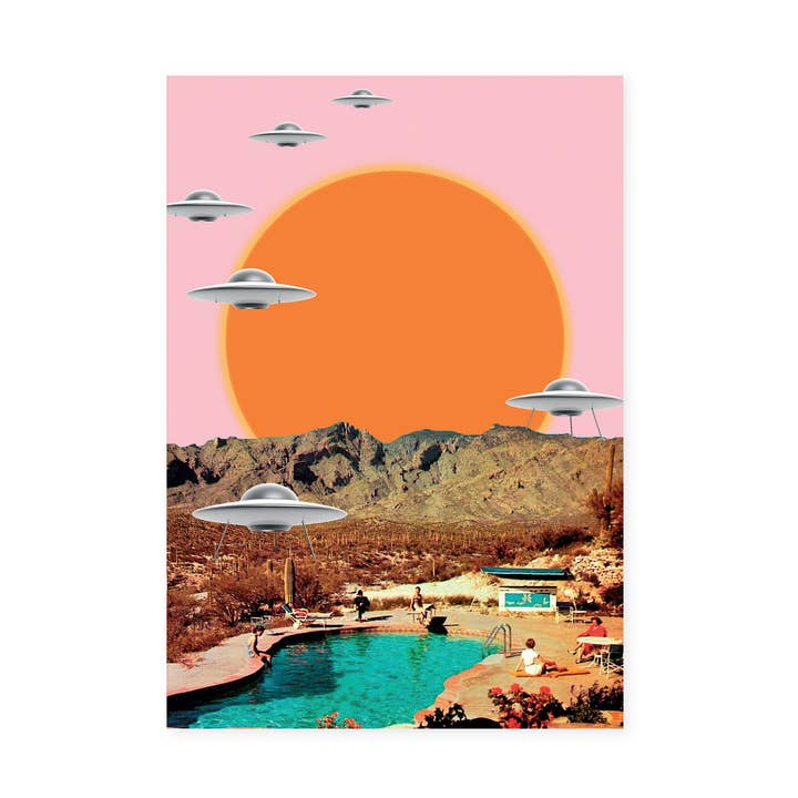 Sono arrivati! di MsGonzalez Postcard per la vendita all'ingrosso da parte di East End Prints - Greetings Cards & Postcards