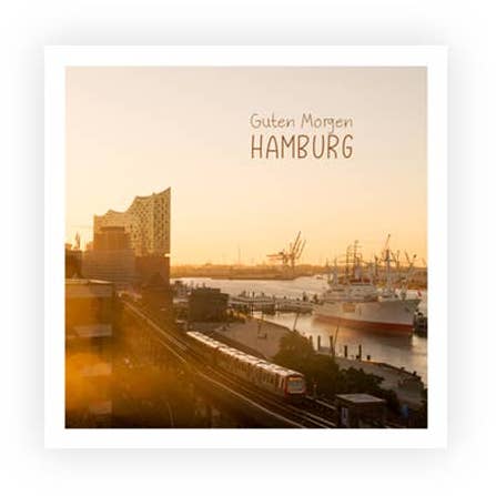 Hamburg Guten Morgen | Cartão Postal por atacado de Hey!Cards GmbH & Co. KG