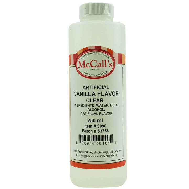 VANILLA FLAVOR CLEAR 250 ML for wholesale by McCall's