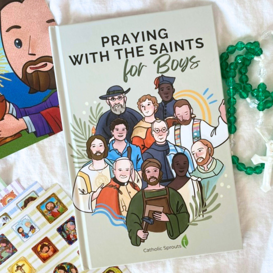Catholic Sprouts LLC - Wholesale Religion Book - Praying with the Saints for Boys2
