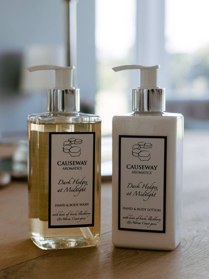 Dark Hedges at Midnight - Hand & Body lotion for wholesale by Causeway Aromatics