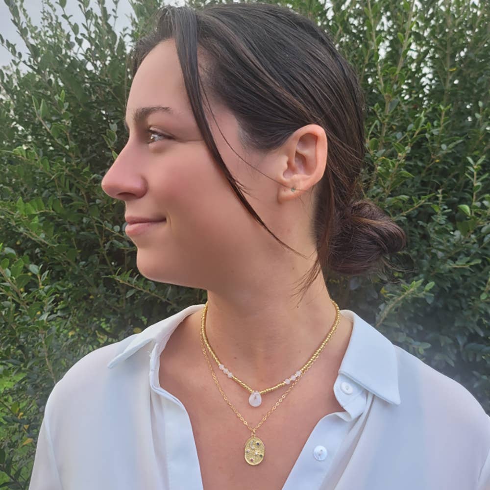 Moira Bijoux Creation - Wholesale Pendant/Charm Necklace - Malara moonstone necklace0