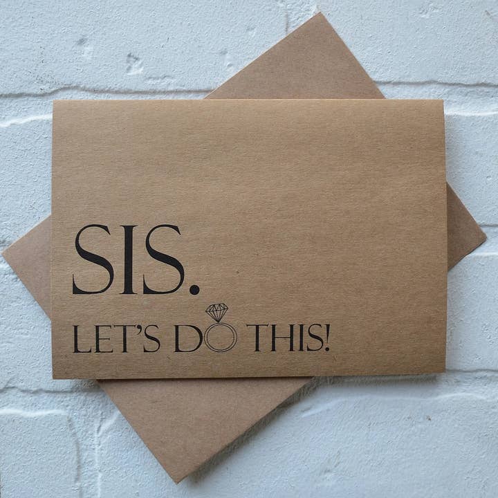 Sorella, facciamolo | proposta di damigella d'onore | festa di matrimonio per la vendita all'ingrosso da parte di This & That Creations, INC.