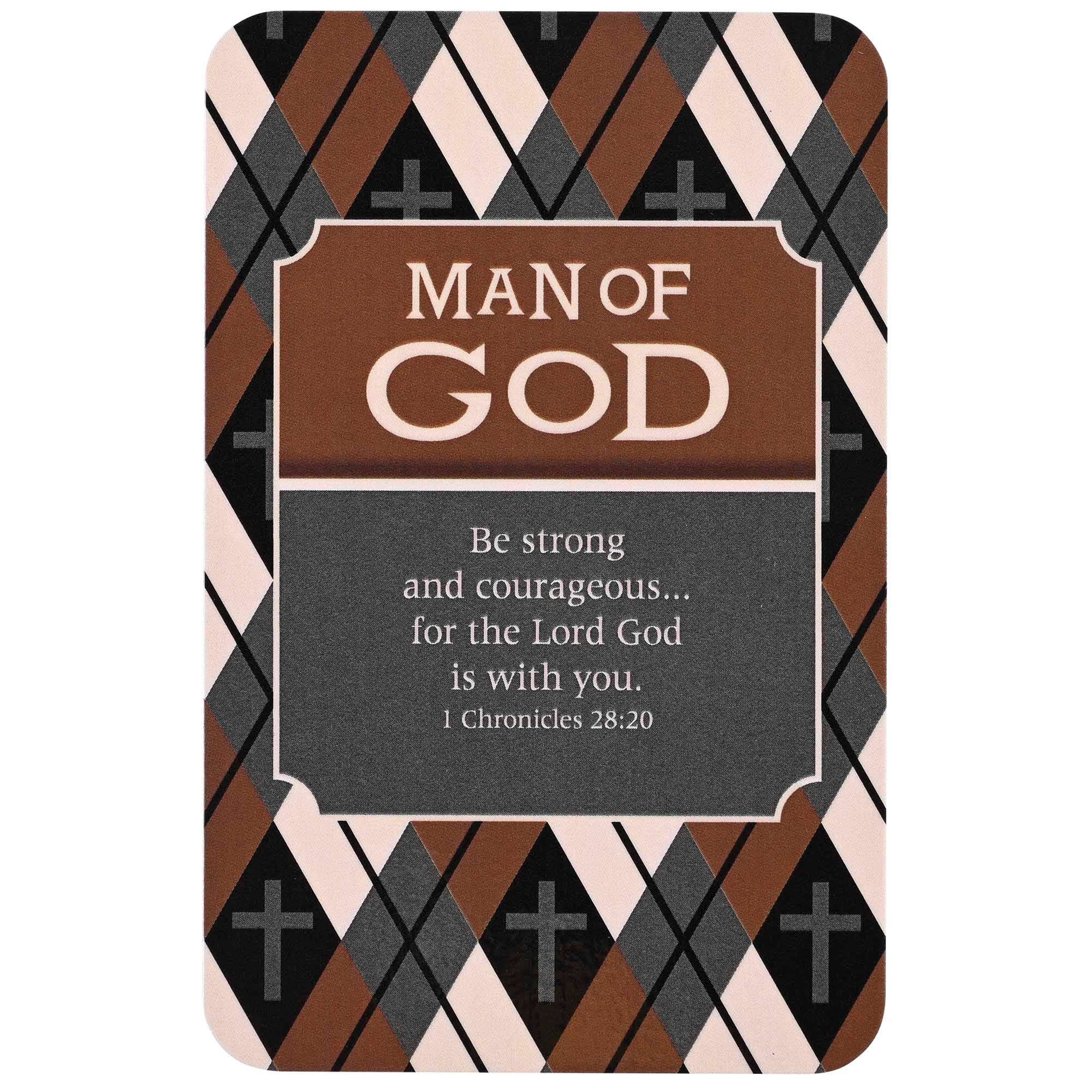 Dicksons – wholesale Bokmärke – Fickkort Man Av Gud Var Stark0