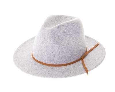 DNMC – wholesale Fedora – Women’s – Marled Vegan Felt Fedora Hat - 7 Colors!5