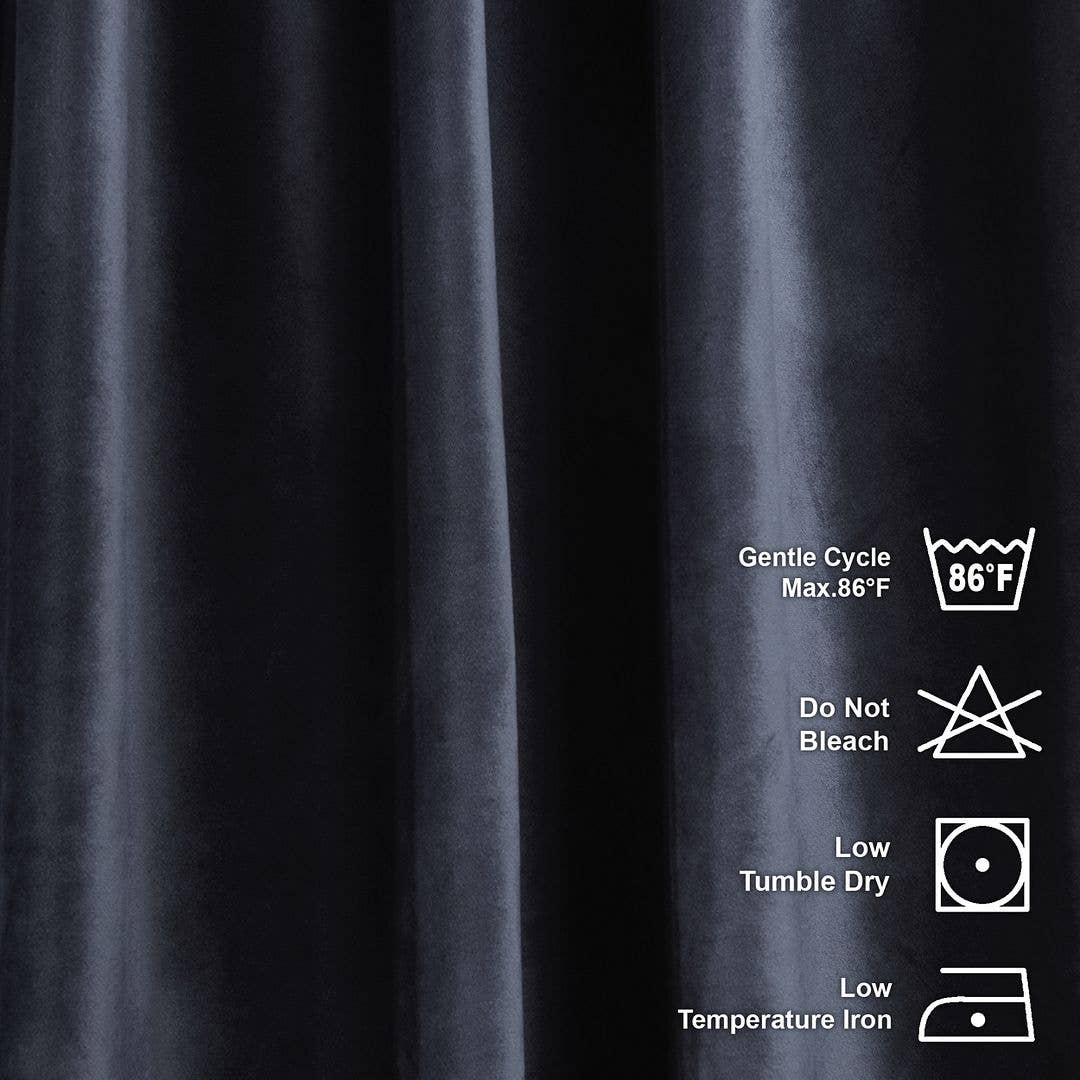 Bes Home Design – Engroshandel Gardin – 100 tommer brede og ekstra lange matterede fløjlsgardiner i specialmål39