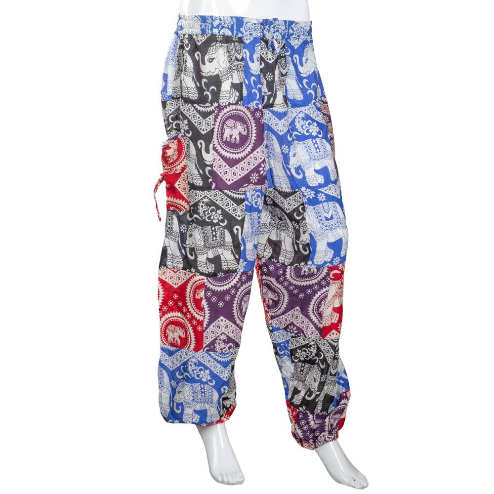 Benjamin International - Vendita all'ingrosso Pantalone - Donna - Pantaloni patchwork in rayon0