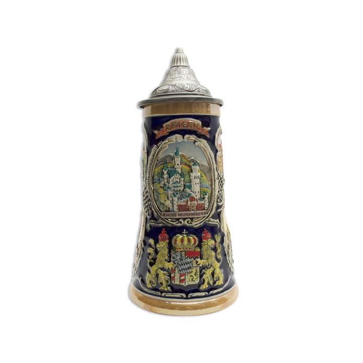 European Heritage Gifts - Wholesale Beer Glass/Mug - Windows into Germany Collectible German Beer Stein