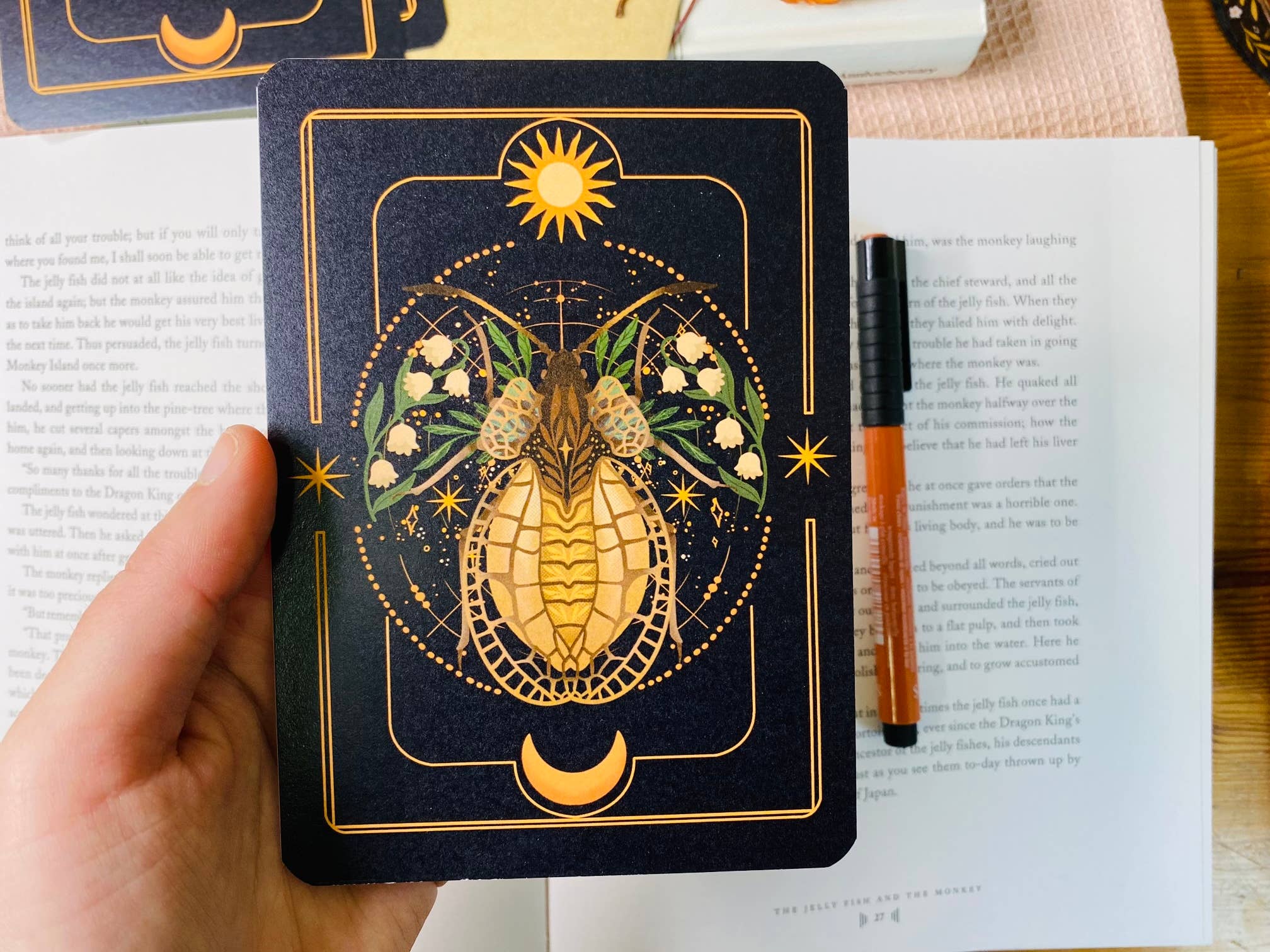 Split Moon Studios - Wholesale Art Print - A Set of Insect Art Prints - A6 Post Card Size - Artprint5