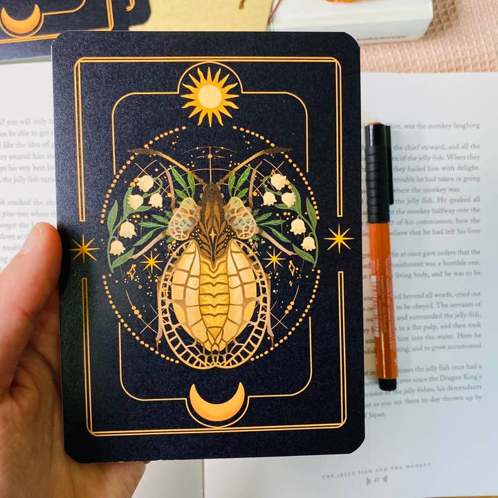 Split Moon Studios - Wholesale Art Print - A Set of Insect Art Prints - A6 Post Card Size - Artprint5