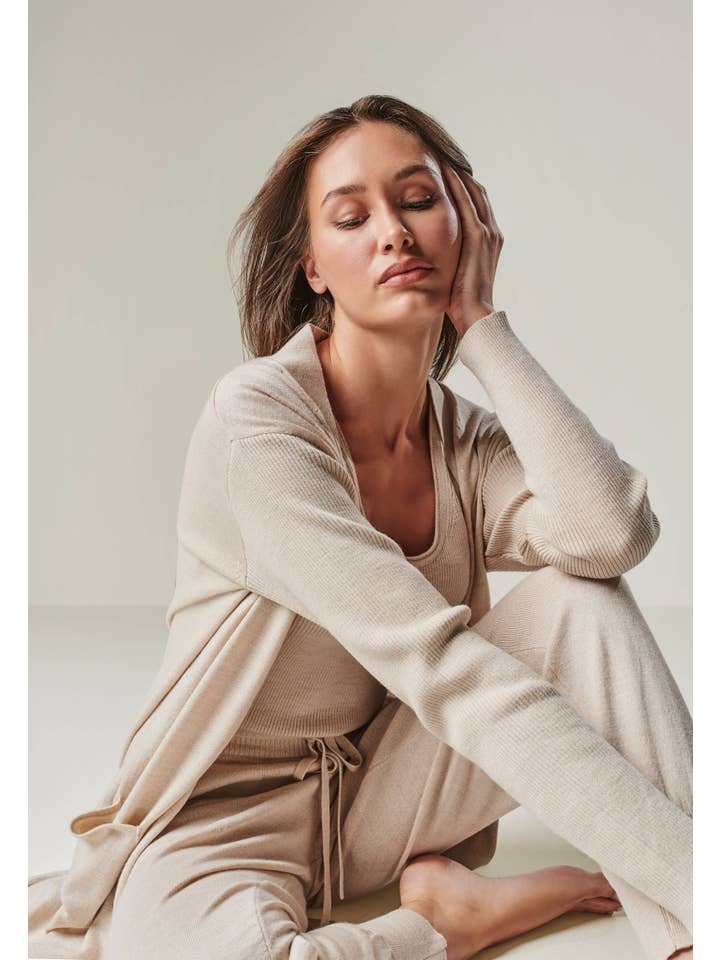 YOU LOOK PERFECT Loungewear - Wholesale Lounge Set - Women's - LOUNGEWEAR SET - Blossom & Top Blossom & Pants Bella Cardigan