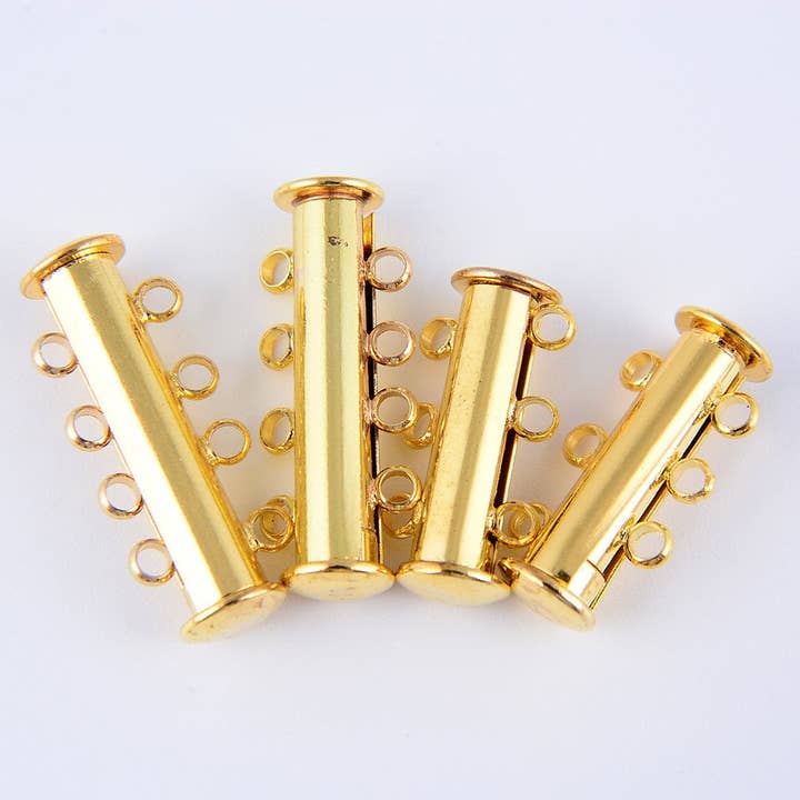 Silver/ Gold Color Plated Strong Magnetic Clasps Size 11x21mm 11x26mm for wholesale by CRCBEADS