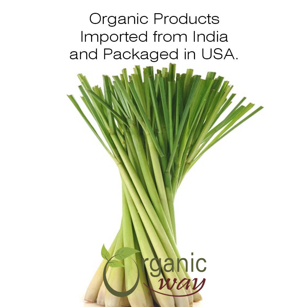 Organic Way LLC - Venta al por mayor Tés saludables/desintoxicantes - Hierba de Limón Seca Cortada Fina y Tamizada | Té de Hierbas (Cymbopogon citratus) - Certificado Kosher | Crudo, Vegano, No GMO y Sin Gluten | Certificado por USDA | Origen - India6