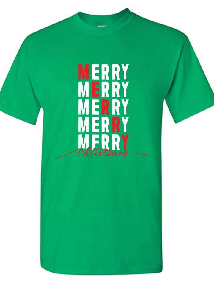 Merry Merry Christmas for wholesale by Feelin Good Tees