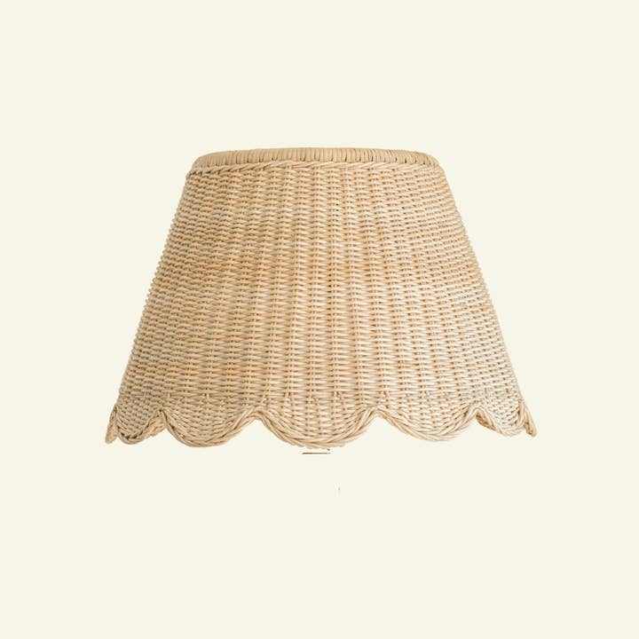 Hastshilp - Wholesale Lampshade - Mimi Rattan Scalloped Lampshade (Large)
