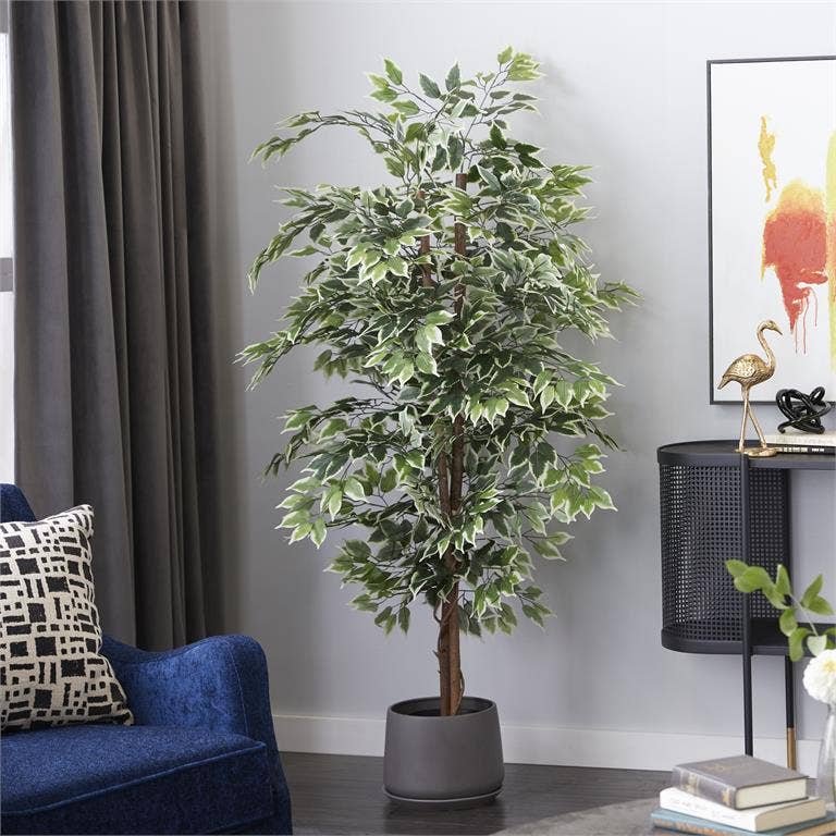 Import Corner – wholesale Artificial plant – A-88287: ARTIFICIAL FICUS TREE IN POT 73"H1