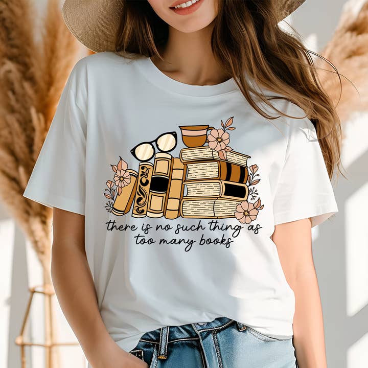 No such thing as too many books for wholesale by Apparelbynandt