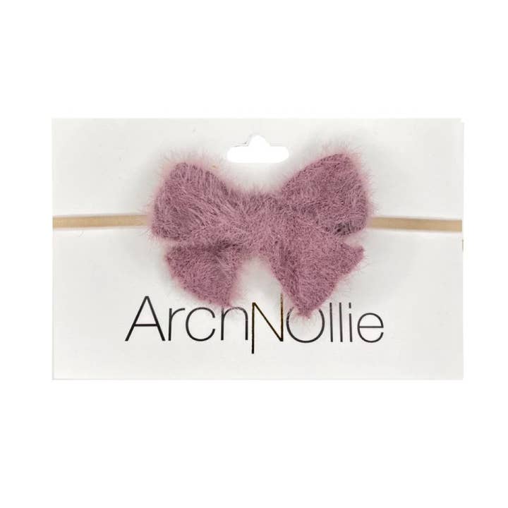 Mysig stickad rosett - Mauve för wholesale av ANO - ArchNOllie