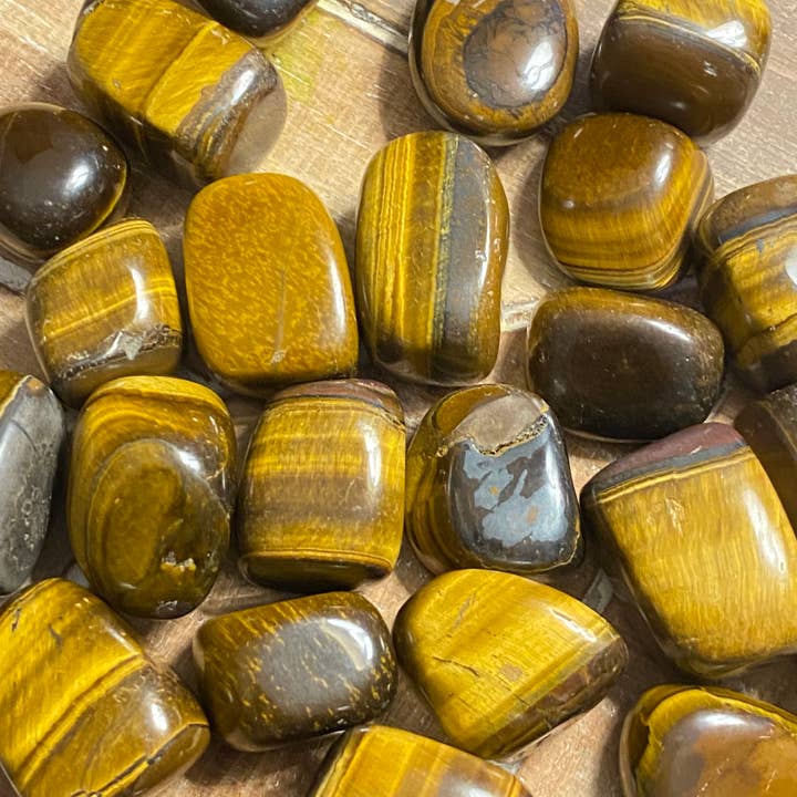 Tumbles occhio di tigre per la vendita all'ingrosso da parte di Moon River Designs