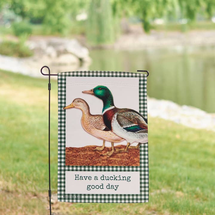 Primitives by Kathy - Wholesale Flag - A Ducking Good Day Garden Flag3