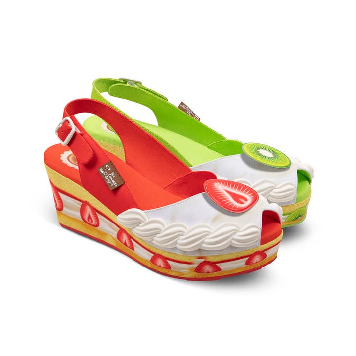 Chocolaticas® Short Cake Women's Sandal for wholesale by Hot Chocolate Design